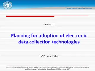 Planning for Adoption of Electronic Data Collection Technologies in Population Censuses