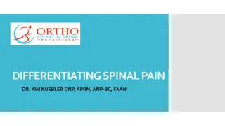 Differentiating Spinal Pain with Dr. Kim Kuebler
