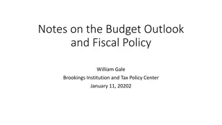 Notes on Deficits, Debt Patterns, and Fiscal Policy