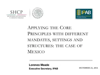 Applying Core Principles in Evolving Financial Crisis Response