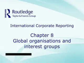 Global Organizations and Interest Groups in Corporate Reporting