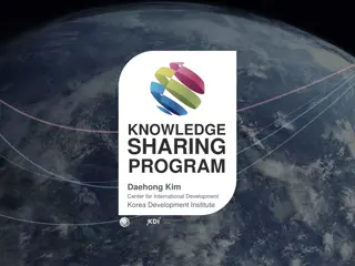 Knowledge Sharing Program at Daehong Kim Center