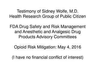 Massive Opioid Use in the U.S.: International Discrepancies
