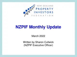 Napier NZPIF Monthly Update March 2022 by Sharon Cullwick
