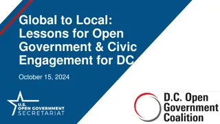 Lessons for Open Government & Civic Engagement in DC
