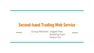 Second-Hand Trading Web Service Platform