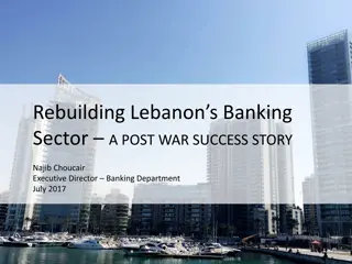 Rebuilding Lebanon's Banking Sector: A Post-War Success Story