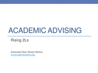 Academic Advising for 2L Students - Requirements & Recommendations
