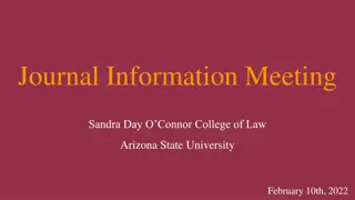Law Journals and Opportunities in Legal Education