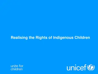 Realising the Rights of Indigenous Children
