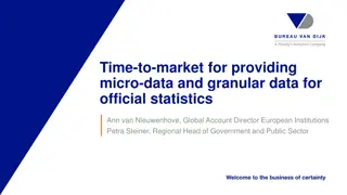 Enhancing Official Statistics with Micro-Data Solutions