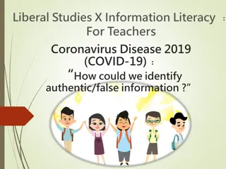 Identifying Authentic Information on COVID-19