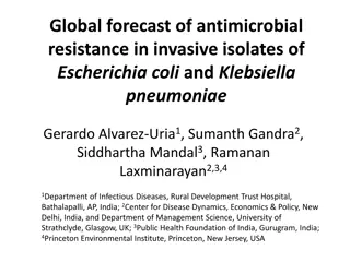 Global Forecast of Antimicrobial Resistance in E.coli and K. pneumoniae