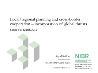 Incorporation of Global Threats into Local and Regional Planning
