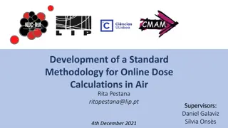 Development of Standard Methodology for Online Dose Calculations