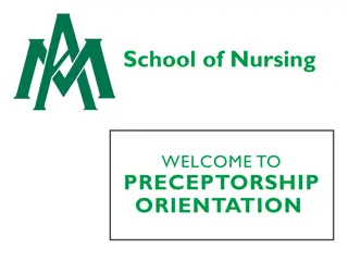 Welcome to Preceptorship Orientation at UAM School of Nursing