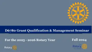 Grant Qualification & Management Seminar Fall 2024