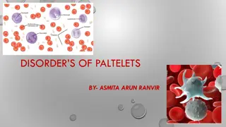 Disorders of Platelets
