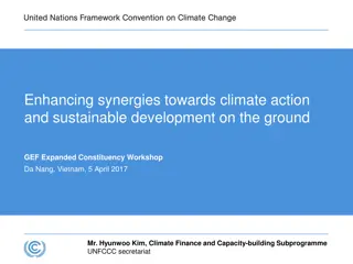 Enhancing Synergies for Climate Action and Sustainable Development