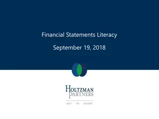 Financial Statements Literacy Overview