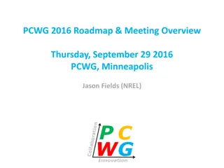 PCWG 2016 Roadmap & Meeting Overview - Turbine Performance Corrections