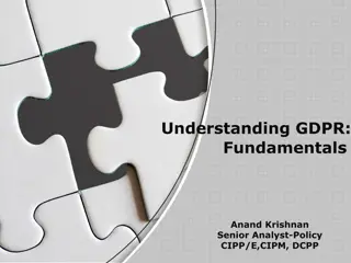 GDPR Fundamentals: Overview and Scope