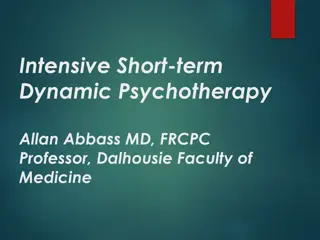 Intensive Short-term Dynamic Psychotherapy by Allan Abbass MD