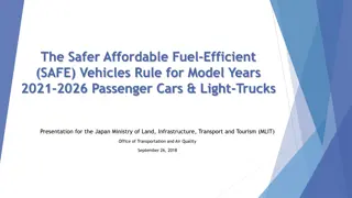 The Safer Affordable Fuel-Efficient Vehicles Rule for Model Years 2021-2026