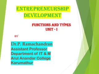 Entrepreneurship  development