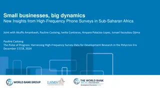 Small businesses, big dynamics