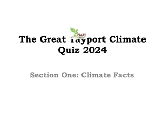The Great Tayport Climate Quiz 2024