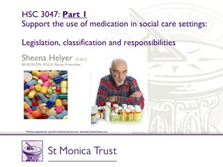 Support Medication Use in Social Care: Legislation and Responsibilities