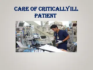 Caring for Critically Ill Patients