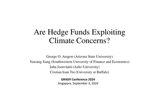 Hedge Fund Exploitation of Climate Concerns