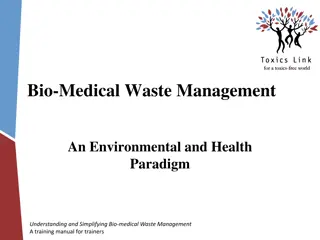 Bio-Medical Waste Management