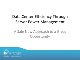 Efficient Data Center Power Management