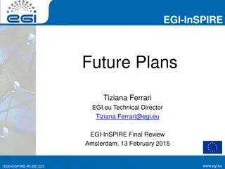 Challenges and Future Plans in European Research Infrastructures
