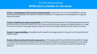 Energy Sector Development Priorities