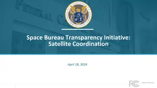 Satellite Coordination and Regulatory Framework