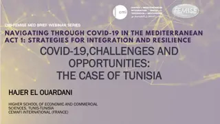 Economic Challenges and Opportunities in Tunisia Amid COVID-19 Crisis