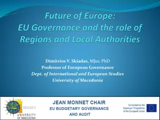 EU Governance Elements: Regions and Local Authorities