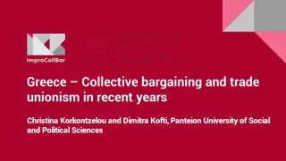 Collective Bargaining and Trade Unionism in Recent Years