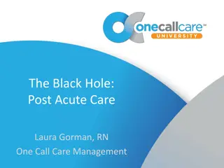 Post Acute Care Facilities