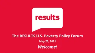 U.S. Poverty Policy Forum: May 20, 2021