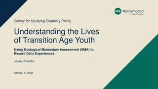 Studying Disability Policy: Transition Age Youth Experiences
