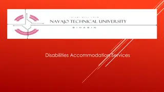 Navajo Technical University Disabilities Accommodation Services