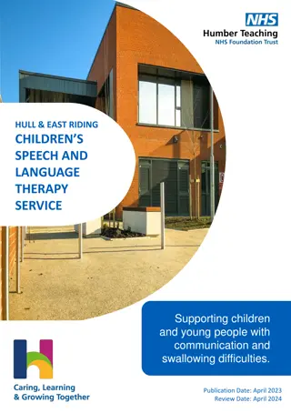 Supporting Children's Communication & Swallowing Needs