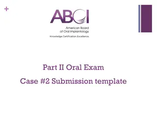 Oral Exam Case #2 Submission Template
