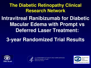 Intravitreal Ranibizumab for Diabetic Macular Edema: 3-Year Trial Results