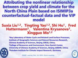 Nonlinear Relationship Between Crop Yield and Climate in North China Plain